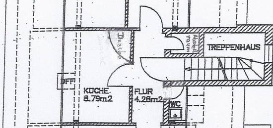 Dachgeschoßwohnung, 3 Zi. Mietwohnung