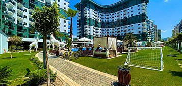 ALANYA MAHMUTLAR LÜKS 1+1 MOBİLYALI OTEL KOMPLEKSİ 7/24 GÜVENLİK