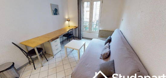 Studio meublé  à louer, 1 pièce, 17 m², Étage 2/–