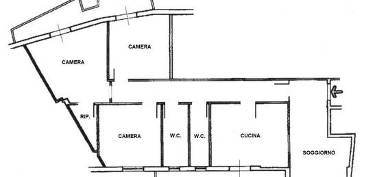 Quadrilocale in vendita in via Guglielmo Oberdan, 12