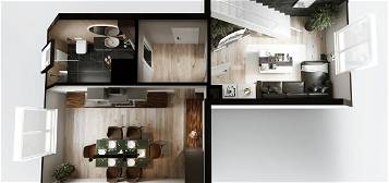Möbliert / Top-Modernisierte Maisonette Wohnung in zentraler Lage