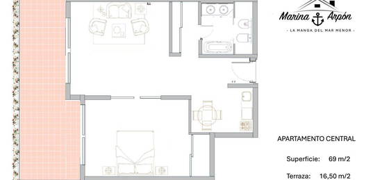 Apartamento en venta en Plaza Calnegre, Zona Galúa - Calnegre