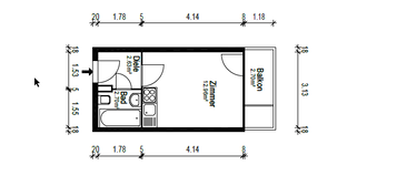 Stilvolle 1-Raum-Wohnung mit gehobener Innenausstattung mit Balkon und EBK in München Freimann