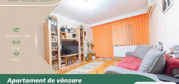 Apartament 3 camere cu centrala proprie, zona 300 Micalaca, Arad