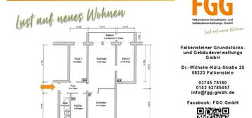 Kompakte 4-Raum-Wohnung mit Einbauküche