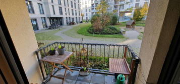 Elegante 2-Zimmer-Erdgeschosswohnung mit Balkon in Obersendling