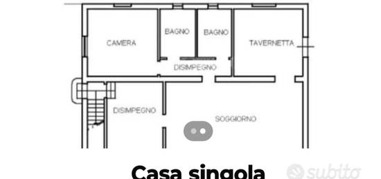 Casa singola composta di due appartamenti