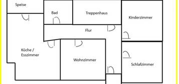 3 1/2-Raum-DG-Wohnung mit EBK