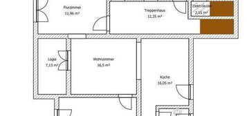 Erstbezug nach Sanierung: 3,5-Raum-Souterrain-Wohnung mit geh. Innenausstattung