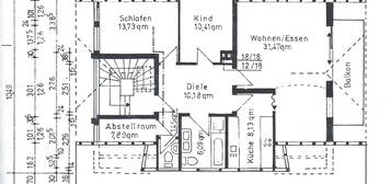 4-Zimmer-DG-Wohnung mit Balkon in Freigericht-Altenm.