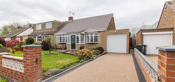 Semi-detached bungalow to rent in Angerton Avenue, Shiremoor, Newcastle Upon Tyne NE27