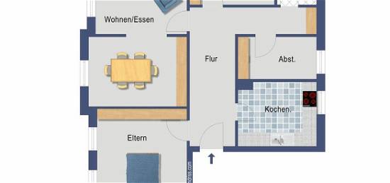 Große 3,5 Zimmer Wohnung in Lehrte zu vermieten + Stellplatz