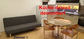 56 m2-Eigentums-Wohnung (2 Zimmer) mit Gartenanteil (11 m2) und Terrasse (18 m2) in 1180 Wien Gersthof, TEILSANIERUNG erforderlich