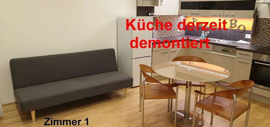 56 m2-Eigentums-Wohnung (2 Zimmer) mit Gartenanteil (11 m2) und Terrasse (18 m2) in 1180 Wien Gersthof, TEILSANIERUNG erforderlich