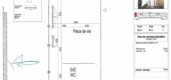 Studio  à louer, 1 pièce, 30 m², Étage 1/–