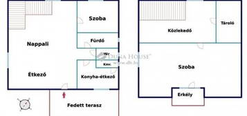 Eladó családi ház, Kecskeméten 55 M Ft, 3 szobás