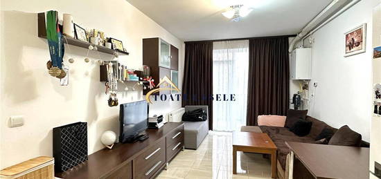 Apartament cu 2 camere, mobilt, utilat, gradina, zona Auchan