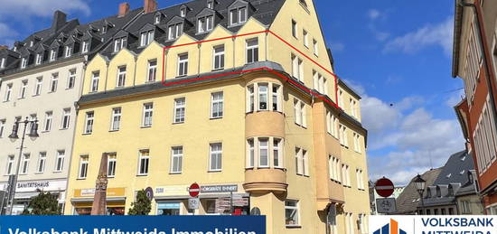 2-R-Wohnung in 1A Lage von Mittweida - direkt am Markt