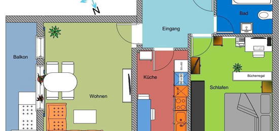 2-Zimmer Wohnung in Mühldorf