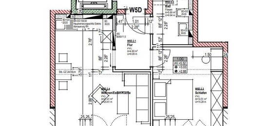 Neuwertige 2-Zimmer Wohnung mit großer Loggia in ruhiger Lage!