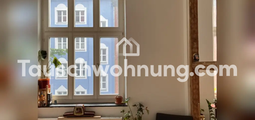 Tauschwohnung: Altbauwohnung mit Stuck und freistehenden Balken