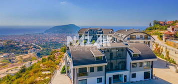 Alanya Tepe'de Deniz Manzaral Satlk 2+1 Dubleks Daire