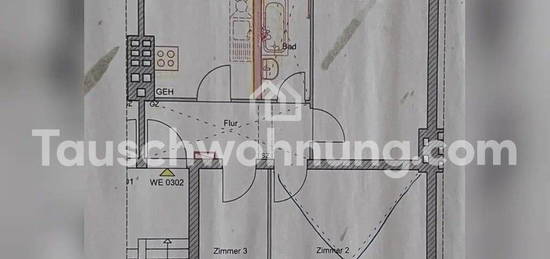 [TAUSCHWOHNUNG] Tausche eine 2,5 Zimmer gegen eine 2 Zi. Dachgeschosswohnung