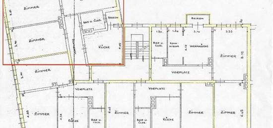 Befristete 3-Zimmer-Wohnung mit Balkon in München Schwabing-West