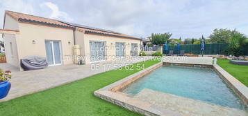 Magnifique villa type 5 de136m² avec garage et piscine sur 808m² de terrain