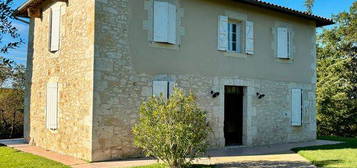 Maison en pierre rénovée + gîte avec piscine