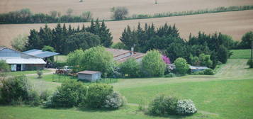 Ferme avec hangar et terres