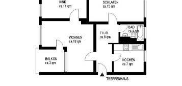 Demnächst frei! 3-Zimmer-Wohnung in Gelsenkirchen Bismarck
