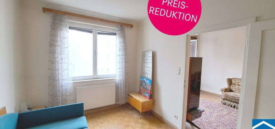 Preisreduktion! Renovierungsbedürftiges 2-Zimmer Apartment nahe dem Hamerlingpark