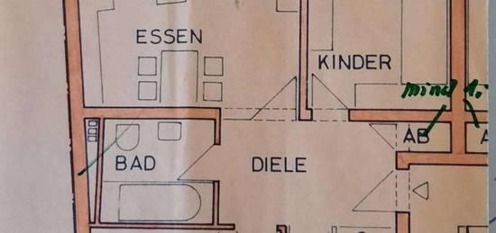 Freundliche, helle 3-Zimmer-Wohnung in Frechen - 2021 teilsaniert