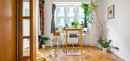 Pronájem bytu 1+kk, 22 m2 - Praha - Vinohrady