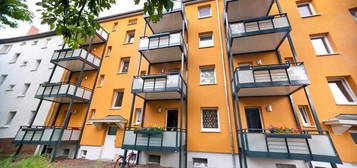 sanierte 1-Raum-Wohnung mit Süd-Balkon