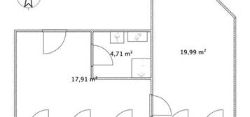 Wohnung Löhrstrasse Koblenz, 3 Stock ca 45 m2