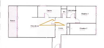 Appartement  à vendre, 3 pièces, 2 chambres, 76 m²