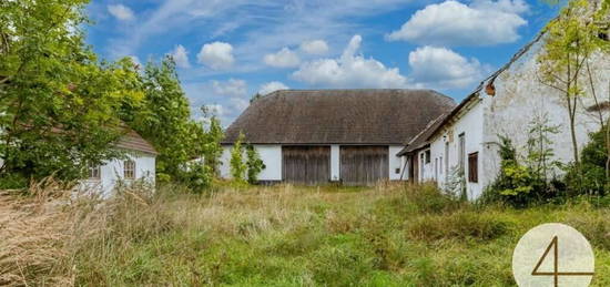 Geschlossener Bauernhof mit großem Stadel