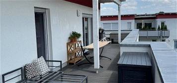 Sehr schöne Penthouse-Wohnung mit großer Dachterrasse  in Schwebheim zu verkaufen