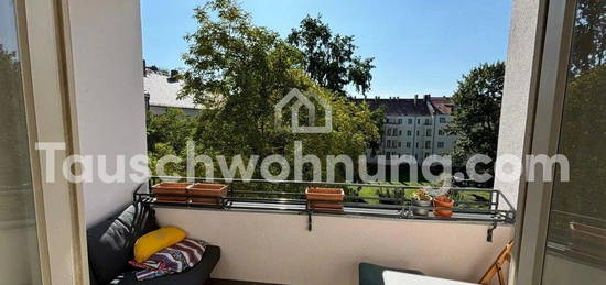 [TAUSCHWOHNUNG] Heller sanierter 2,5-Zimmer-Altbau w Traum-Innenhof & Balkon