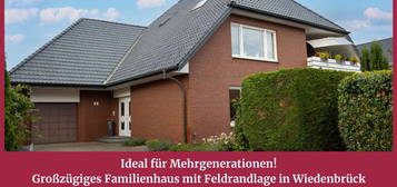 Ideal für Mehrgenerationen! Großzügiges Familienhaus mit Feldrandlage in Wiedenbrück