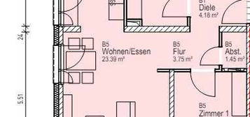 3-Zimmer Obergeschosswohnung mit Balkon - WE B5