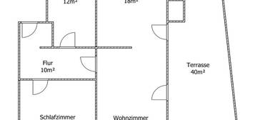 2-Raum Wohnung in Pesterwitz zu vermieten!