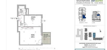 Zwei-Zimmer-Wohnung - Erstbezug - Nähe Kagraner Platz (Top 327)