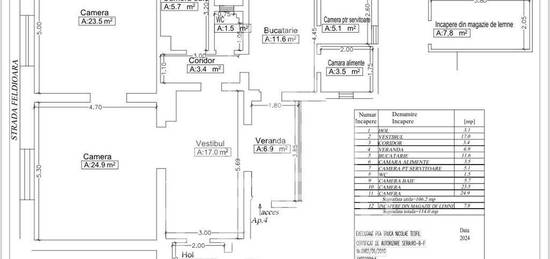 Apartament 3 camere, 2 bai etaj 1, centrala proprie, in z...