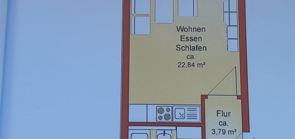 Stilvolle 1-Zimmer-Erdgeschosswohnung mit EBK und neuem Bad + Balkon in Landshut *Renoviert*