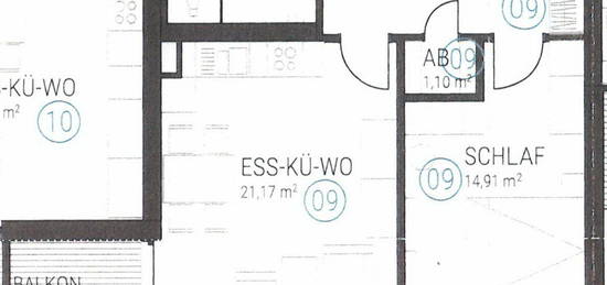 2-Zimmer Neubauwohung, Balkon, Tiefgaragenstellplatz ....