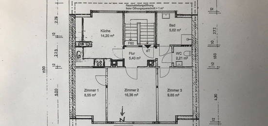 KA Süd 3ZKB DG 65 m² 650 € + 100 € NK zum 01.12.2024