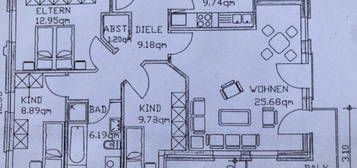 Schöne Wohnung im 1. OG in Quakenbrück-Hengelage